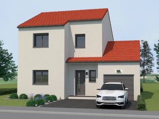 Terrain avec maison neuve à vendre 289 000 € 4 pièces 3 chambres 95 m² 447 m² de terrain Bréhain-la-Ville 54190