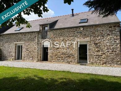 Maison à vendre 195 000 € 6 pièces 5 chambres 105 m² 1 000 m² de terrain Saint-Vincent-sur-Oust 56350