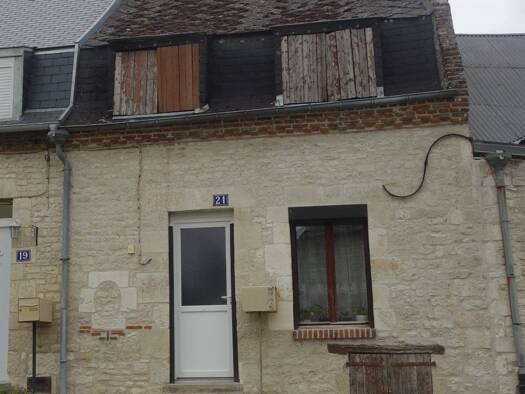 Maison à vendre 61 000 € 3 pièces 1 chambre 91 m² de terrain Bucy-lès-Pierrepont 02350