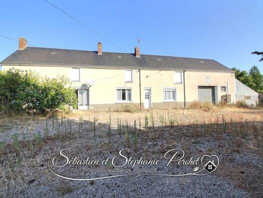 Maison de plain-pied à vendre 137 000 € 4 pièces 3 chambres 110 m² 1 397 m² de terrain Villemaury 28200