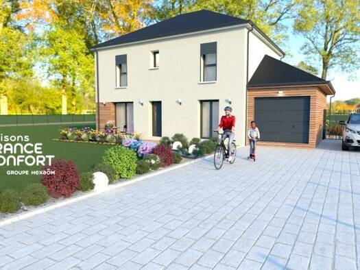Terrain avec maison neuve à vendre 248 500 € 7 pièces 5 chambres 124 m² 232 m² de terrain Tourville-sur-Odon 14210