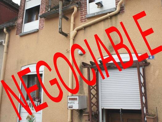 Maison à vendre 35 000 € 3 pièces 2 chambres 57 m² 68 m² de terrain Saint-Just-Sauvage 51260