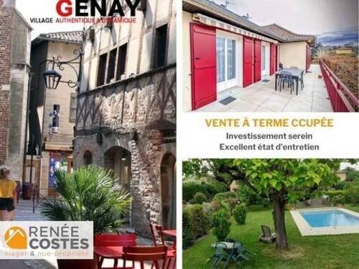 Maison en viager occupé Bouquet 114 200 € 7 pièces 5 chambres 164 m² 1 680 m² de terrain Genay 69730