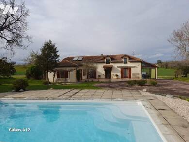 Maison à vendre 395 000 € 6 pièces 3 chambres 182 m² 100 300 m² de terrain St Elix Theux 32300