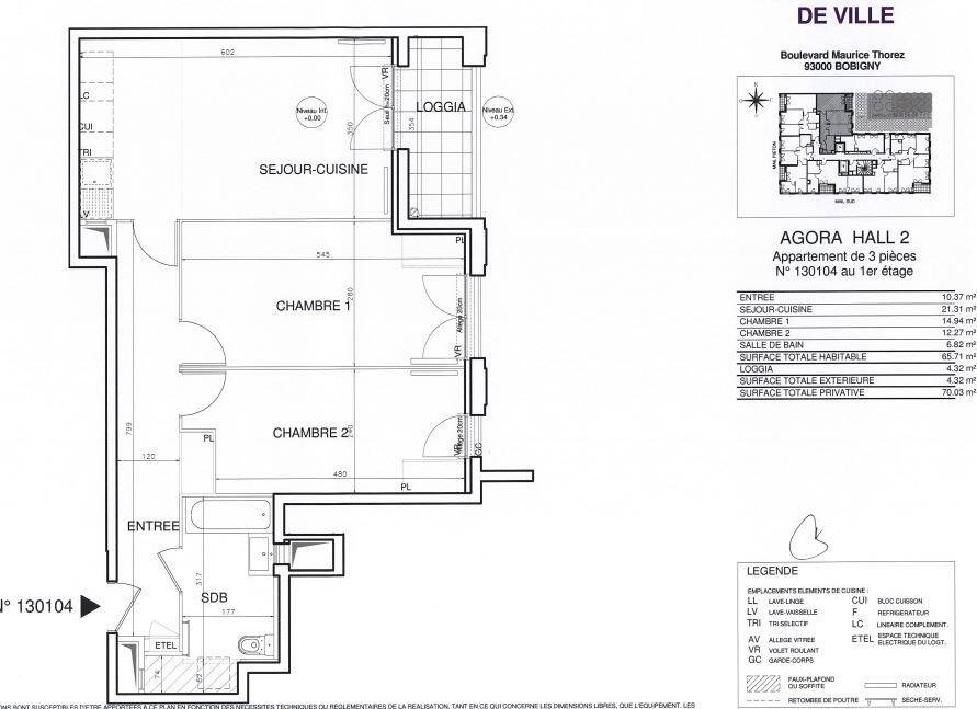 Maison à louer, 66m², BOBIGNY