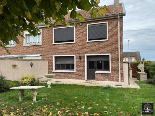 Maison à vendre 147 000 € 5 pièces 3 chambres 77 m² 258 m² de terrain Blancs Monts-Baudimont Arras 62000