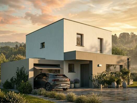 Terrain avec maison neuve à vendre 372 946 € 4 pièces 3 chambres 88 m² 500 m² de terrain Bantzenheim 68490