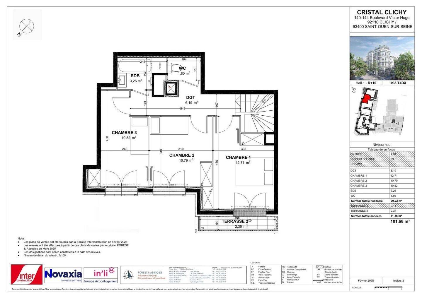 Maison à louer, 90m², CLICHY