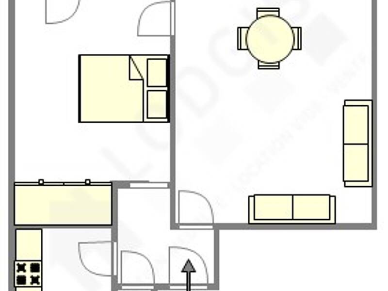 Maison à louer, 47m², PARIS 19E