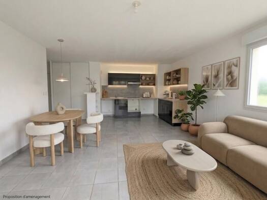 Appartement à vendre 168 000 € 3 pièces 2 chambres 63,61 m² Étage 2/2 Lalande Toulouse 31200