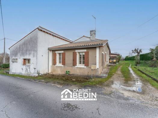 Maison à vendre 142 000 € 3 pièces 1 chambre 77,7 m² 289 m² de terrain Baron 33750