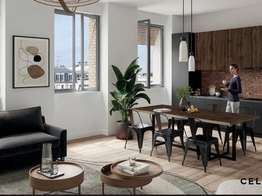 Appartement à vendre - neuf 2 140 000 € 5 pièces 4 chambres 118 m² Étage 7/7 Raspail-Montparnasse Paris 14ème arrondissement 75014