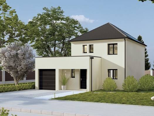 Terrain avec maison neuve à vendre 256 000 € 5 pièces 4 chambres 115 m² 495 m² de terrain Riaillé 44440