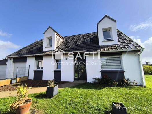 Maison de plain-pied à vendre 238 050 € 5 pièces 3 chambres 116 m² 894 m² de terrain Rely 62120