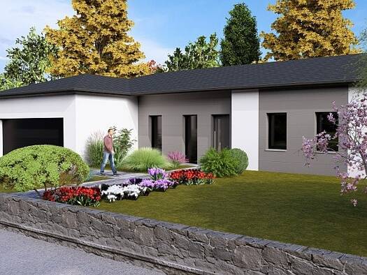 Terrain avec maison neuve à vendre 260 000 € 4 pièces 2 chambres 100 m² 1 010 m² de terrain Hennecourt 88270