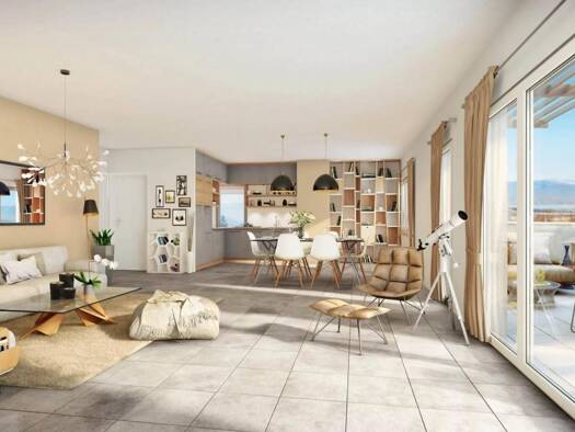 Appartement à vendre - Neuf 328 000 € 4 pièces 3 chambres 89 m² 1er étage Champfleuri Bourgoin-Jallieu 38300