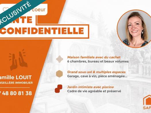 Maison à vendre 699 000 € 6 pièces 5 chambres 237 m² 1 900 m² de terrain Latresne 33360