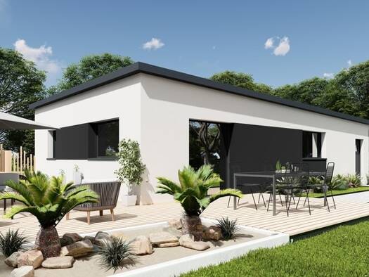 Terrain avec maison neuve à vendre 175 047 € 3 pièces 2 chambres 65 m² 431 m² de terrain Plouvara 22170