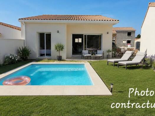 Maison de plain-pied à vendre 250 000 € 3 pièces 2 chambres 76,61 m² 330 m² de terrain Saint Eloi-Touffenet-Breuil-Mingot Poitiers 86000