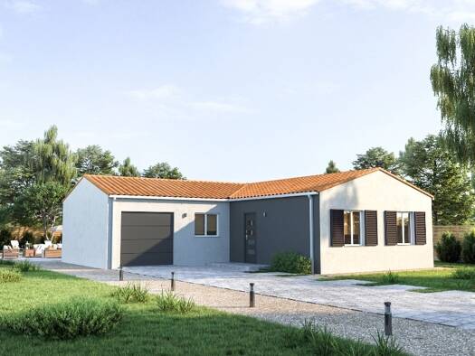 Terrain avec maison neuve à vendre 251 132 € 5 pièces 4 chambres 118 m² 599 m² de terrain Saint-Pierre-La-Noue 17700