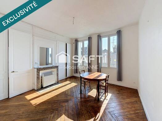 Appartement à vendre 186 000 € 3 pièces 2 chambres 59 m² Étage 3/5 Vieux Marché-Cathédrale Rouen 76000
