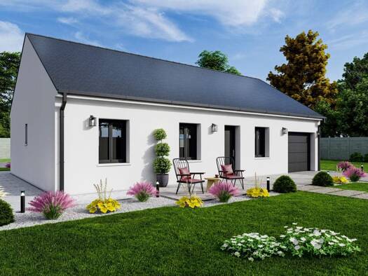 Terrain avec maison neuve à vendre 169 957 € 4 pièces 3 chambres 68 m² 650 m² de terrain Montreuil-le-Chétif 72130