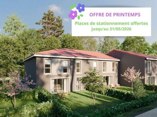 Appartement à vendre - neuf 228 000 € 3 pièces 2 chambres 60 m² dès le 31/12/2027 Châtillon-sur-Chalaronne 01400