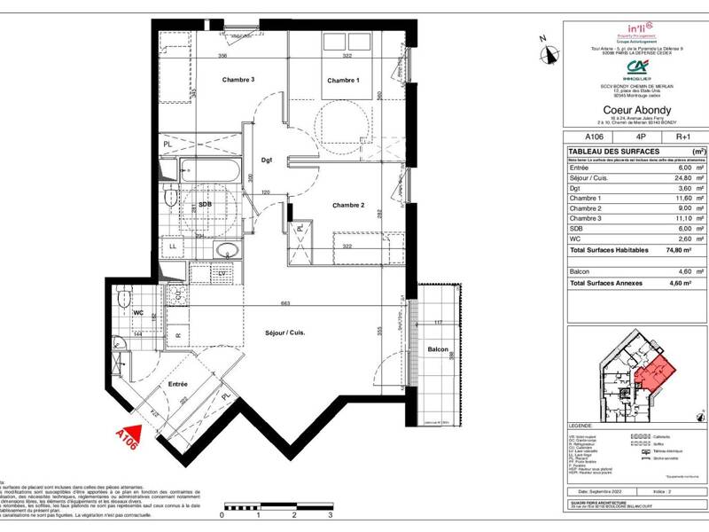 Maison à louer, 75m², BONDY