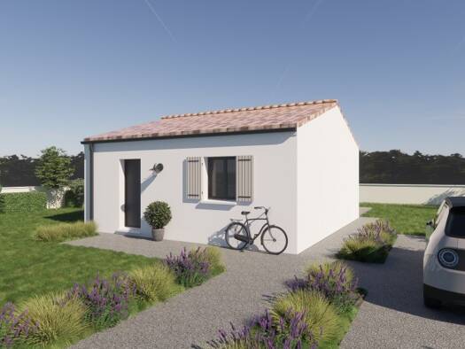 Terrain avec maison neuve à vendre 96 372 € 1 pièce 1 chambre 50 m² 816 m² de terrain Villefagnan 16240