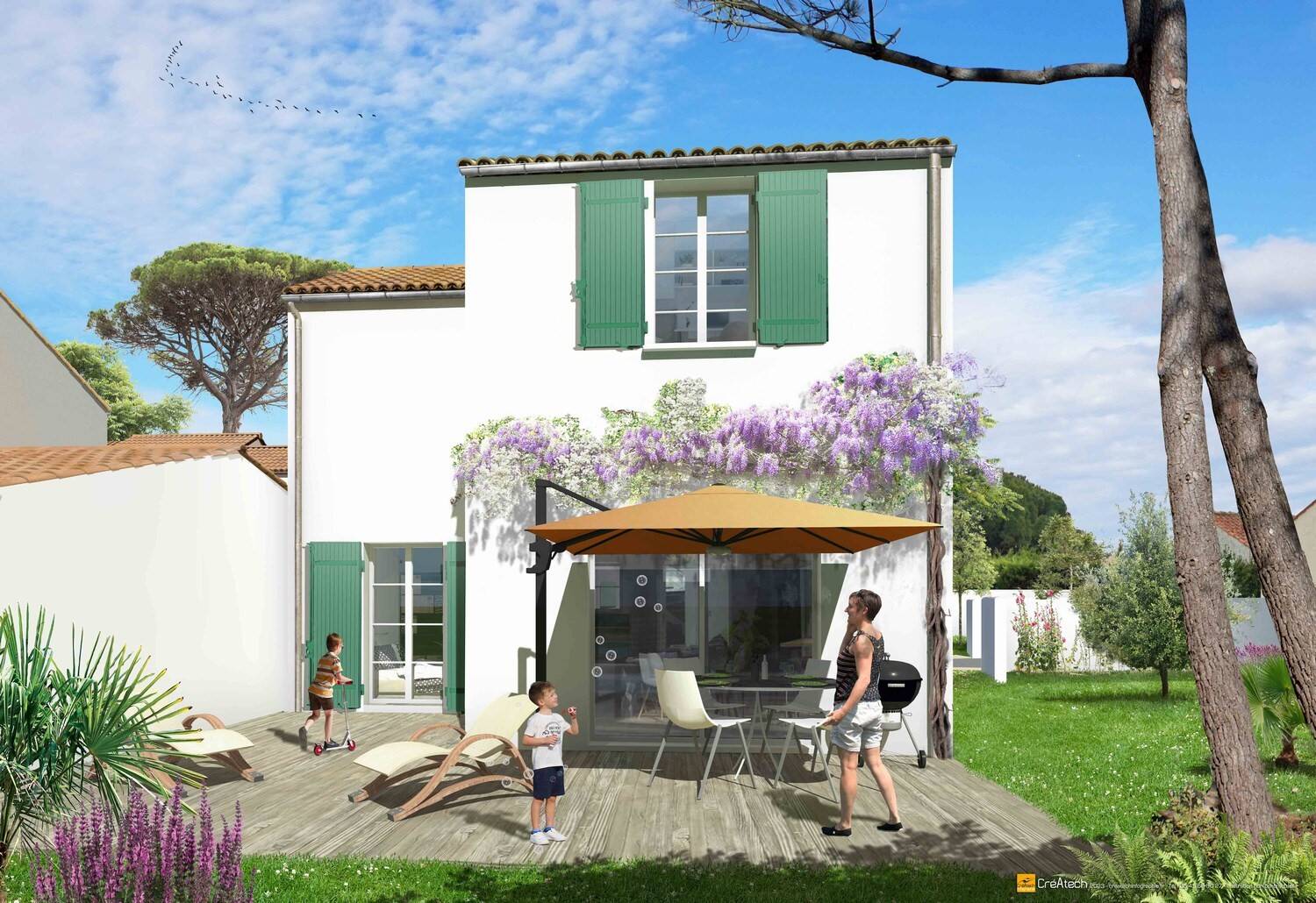 Maison à vendre, 70m², LA BREE LES BAINS