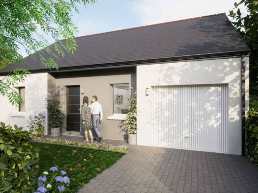 Terrain avec maison neuve à vendre 202 167 € 3 pièces 2 chambres 71 m² 287 m² de terrain Cholet 49300