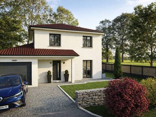 Terrain avec maison neuve à vendre 276 000 € 4 pièces 3 chambres 94 m² 535 m² de terrain Trept 38460