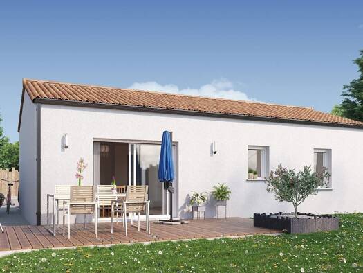 Terrain avec maison neuve à vendre 163 430 € 4 pièces 3 chambres 74 m² 300 m² de terrain Saint-Julien-des-Landes 85150