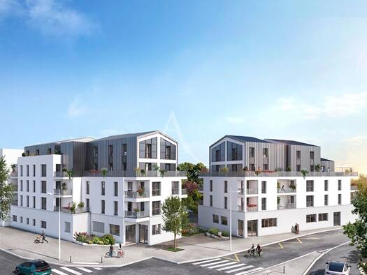 Appartement à vendre 285 000 € 3 pièces 2 chambres 57 m² Étage 3/4 Ragon Reze 44400