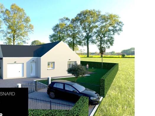 Terrain avec maison neuve à vendre 216 500 € 4 pièces 3 chambres 90 m² 300 m² de terrain Saint-Martin-de-Fontenay 14320