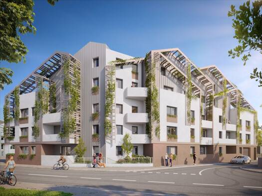 Appartement à vendre - neuf 289 500 € 3 pièces 63 m² RDC dès le 30/06/2028 La-Soie Décines-Charpieu 69150