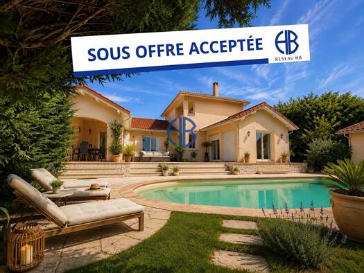 Maison à vendre 375 000 € 5 pièces 4 chambres 120 m² 1 153 m² de terrain Montbernier Bourgoin-Jallieu 38300