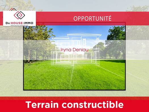 Terrain constructible viabilisé à vendre 49 000 € 860 m² de terrain Saint-Maur 36250