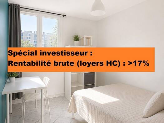 Appartement à vendre 109 000 € 5 pièces 5 chambres 78 m² Étage 2/8 Les Floralies Fontaine 38600