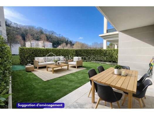 Appartement à vendre 137 000 € 2 pièces 1 chambre 39,5 m² RDC/5 Oiselet la Grive Bourgoin-Jallieu 38300