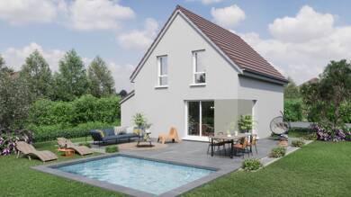 Terrain avec maison neuve à vendre 306 375 € Issenheim 68500