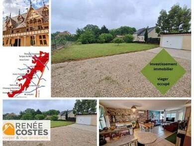 Maison en viager occupé Bouquet 126 640 € 6 pièces 3 chambres 170 m² 1 700 m² de terrain Centre Ville Beaune 21200