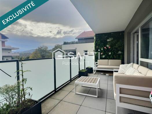 Appartement à vendre 350 000 € 3 pièces 2 chambres 82 m² Étage 2/3 Nord Vétraz-Monthoux 74100