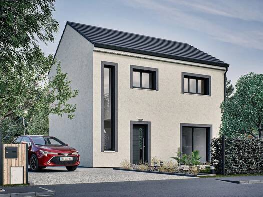 Terrain avec maison neuve à vendre 212 800 € 4 pièces 3 chambres 83,7 m² 700 m² de terrain Saint-Aubin-d'Écrosville 27110