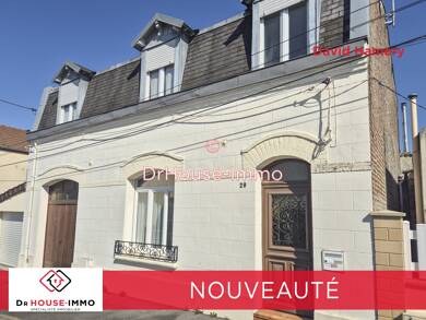 Maison à vendre 184 000 € 6 pièces 5 chambres 170 m² 719 m² de terrain Faubourg d'Isle-Neuville Saint Quentin 02100