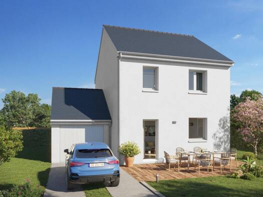 Terrain avec maison neuve à vendre 197 926 € 5 pièces 3 chambres 80 m² 509 m² de terrain Centre Ville Coutances 50200