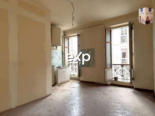 Appartement à vendre 60 000 € 1 pièce 21,2 m² Étage 1/2 Les Moulins Toulon 83200