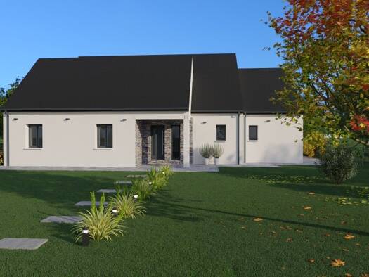 Terrain avec maison neuve à vendre 319 900 € 4 pièces 3 chambres 140 m² 407 m² de terrain Château-Renault 37110