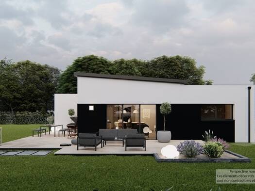 Terrain avec maison neuve à vendre 296 000 € 4 pièces 3 chambres 113 m² 431 m² de terrain Bourg-Blanc 29860