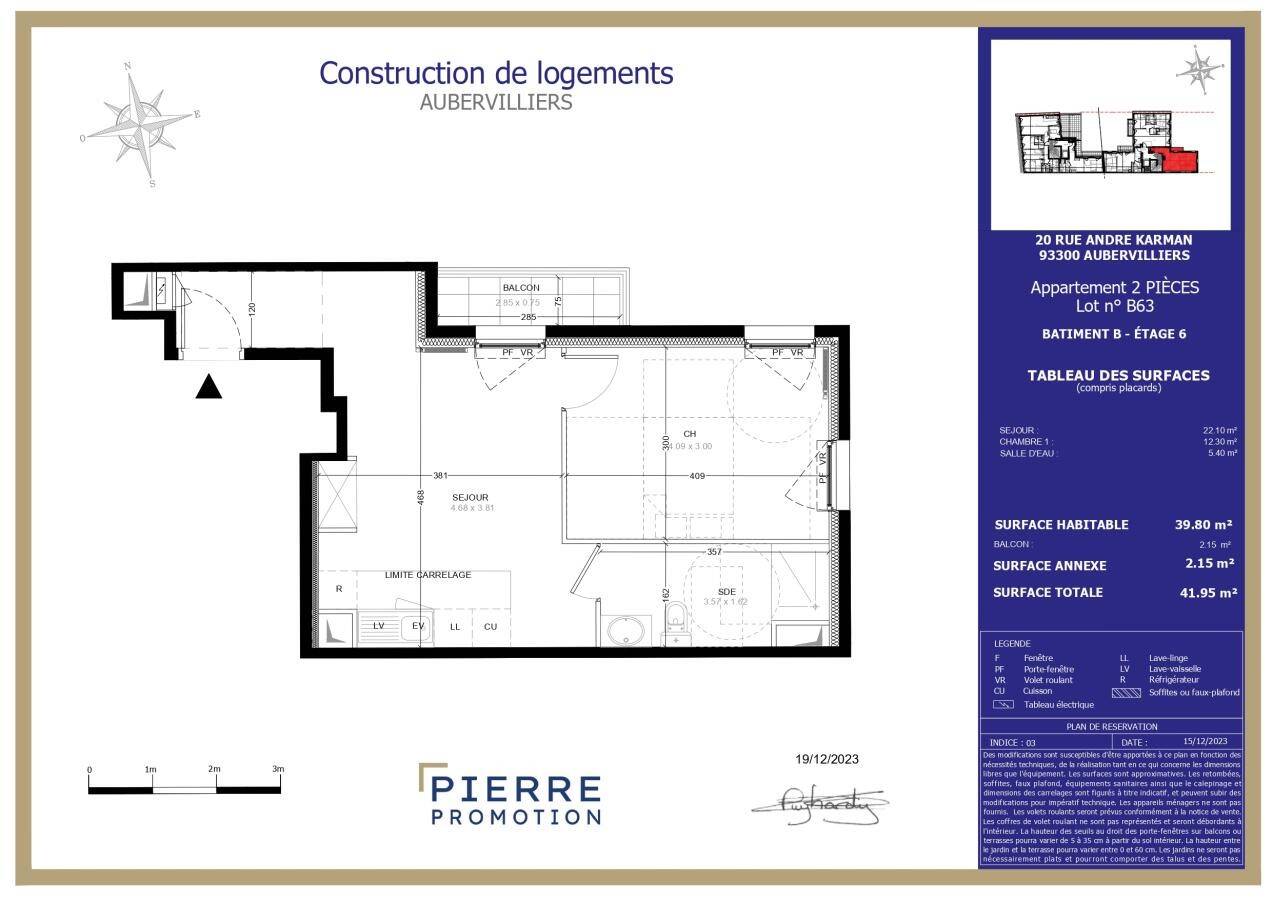 Maison à louer, 40m², AUBERVILLIERS